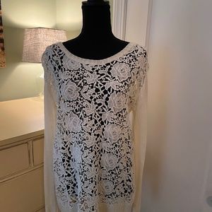 Mystree Harlem Lace Front Sweater from Stitch Fix